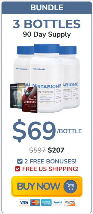Dentabiome Buy 3 Bottles